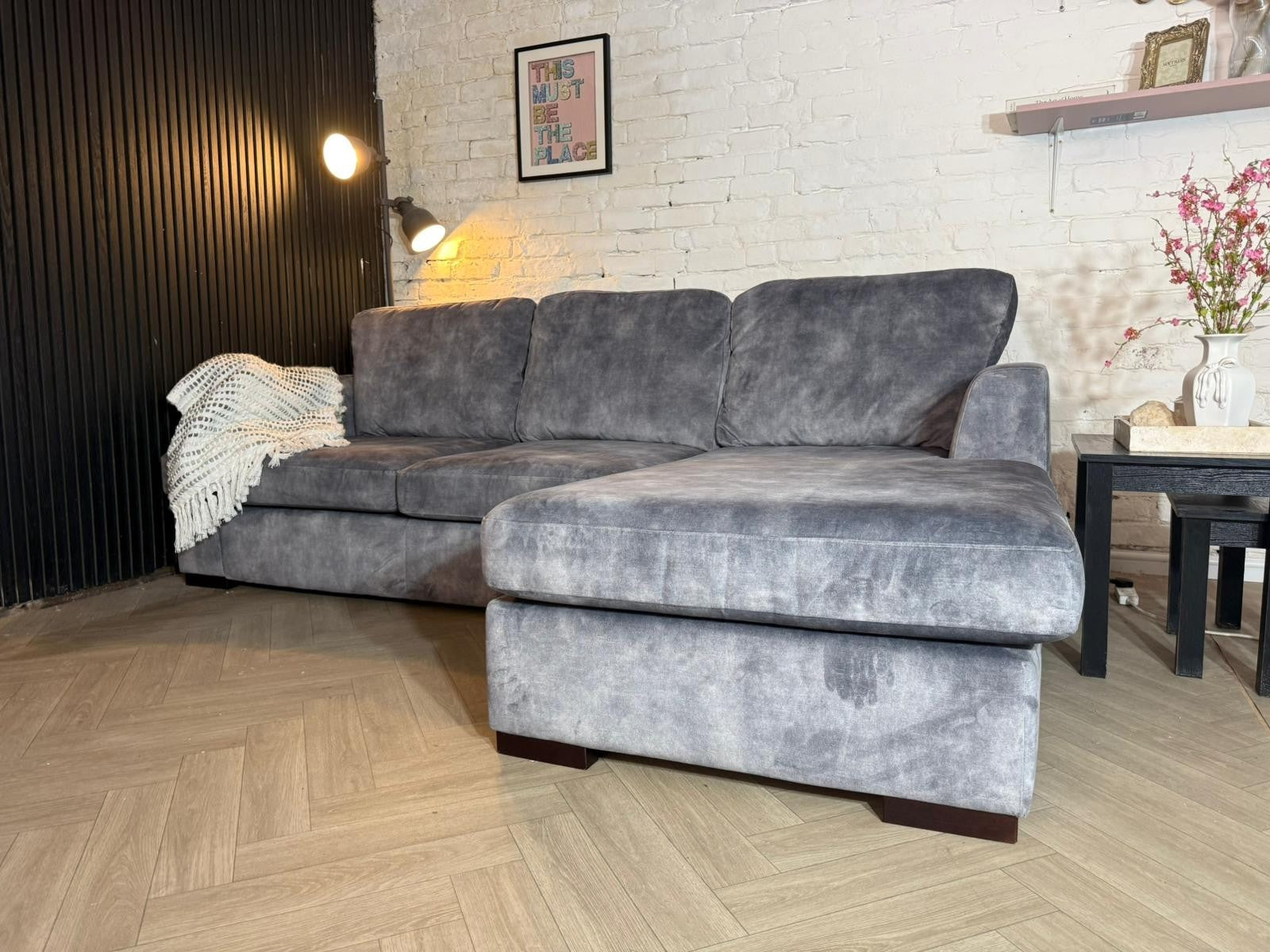 DFS Freya Corner Sofa with Matching Armchair – RRP £2,199