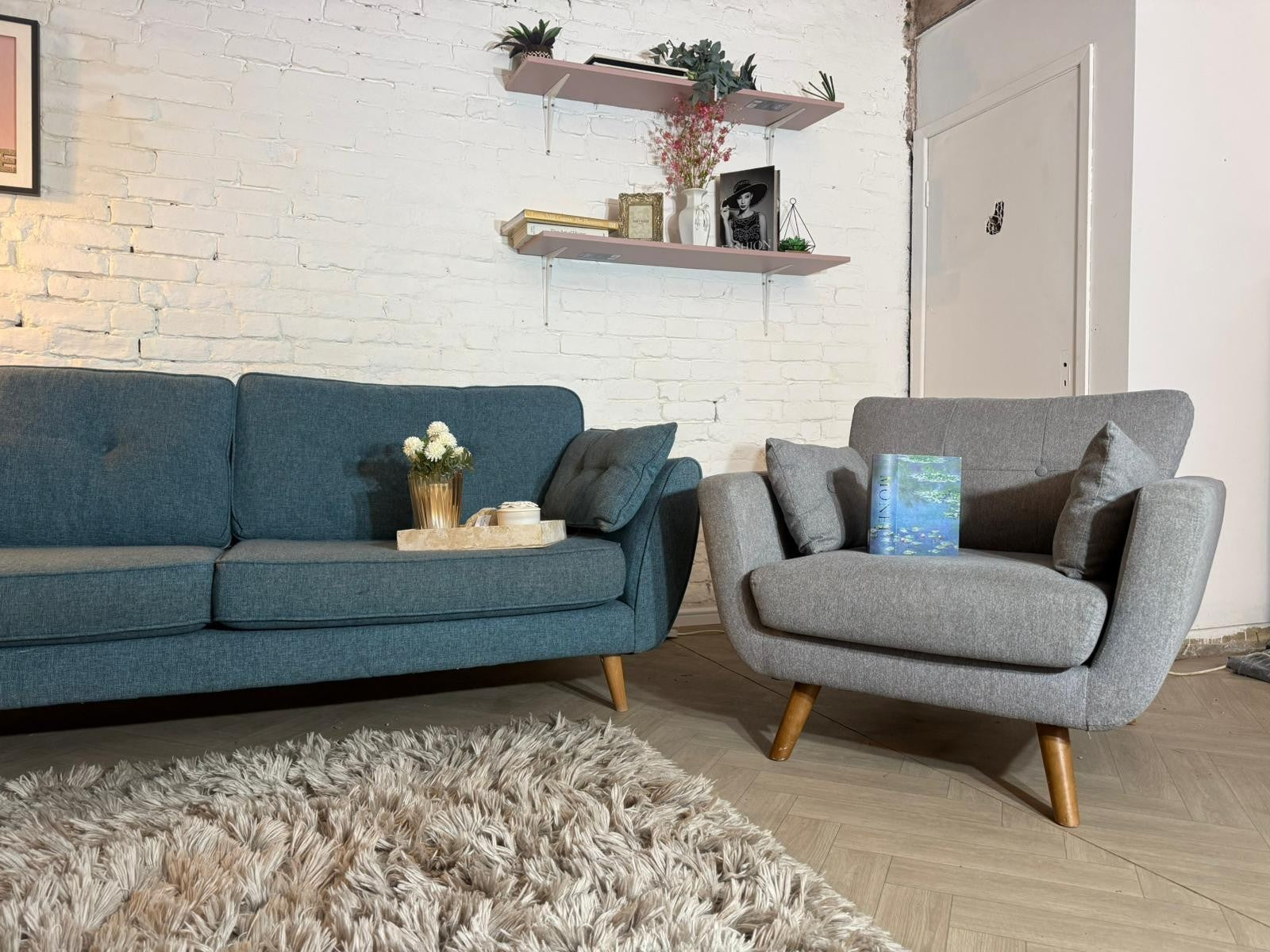New Stock! DFS x French Connection Sofa & Armchair Set – RRP £1,299