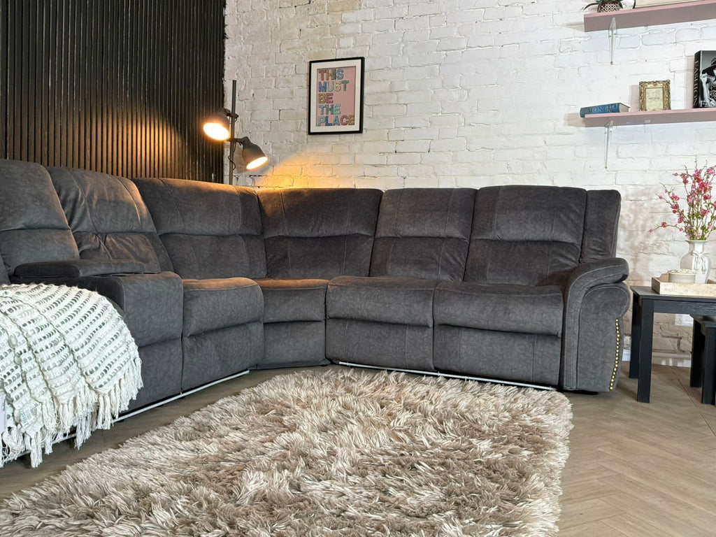 Neon Express Electric Recliner Corner Sofa with LED Lights – RRP £1,999