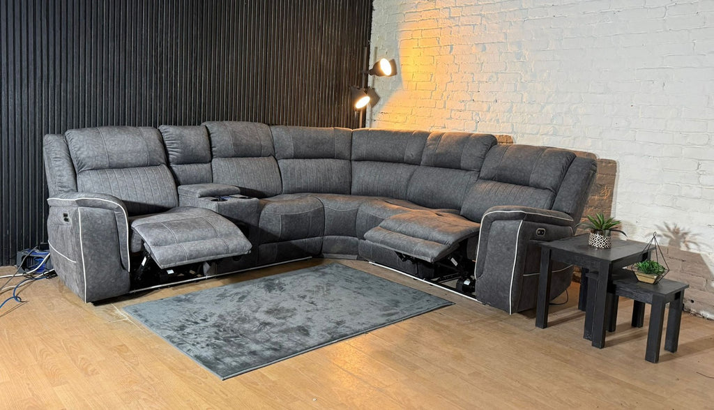 Neon Express Corner Entertainment Suite – Electric Recliner | Bluetooth | LED
