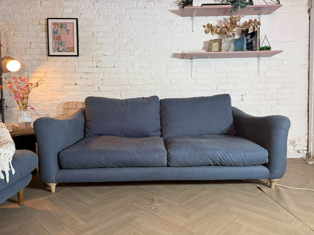 Matching Loaf Bumpster & Jonesy Sofa Set | RRP £4,000+ | Baby Blue Linen