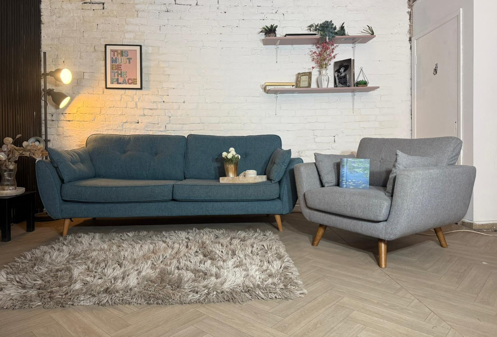 New Stock! DFS x French Connection Sofa & Armchair Set – RRP £1,299