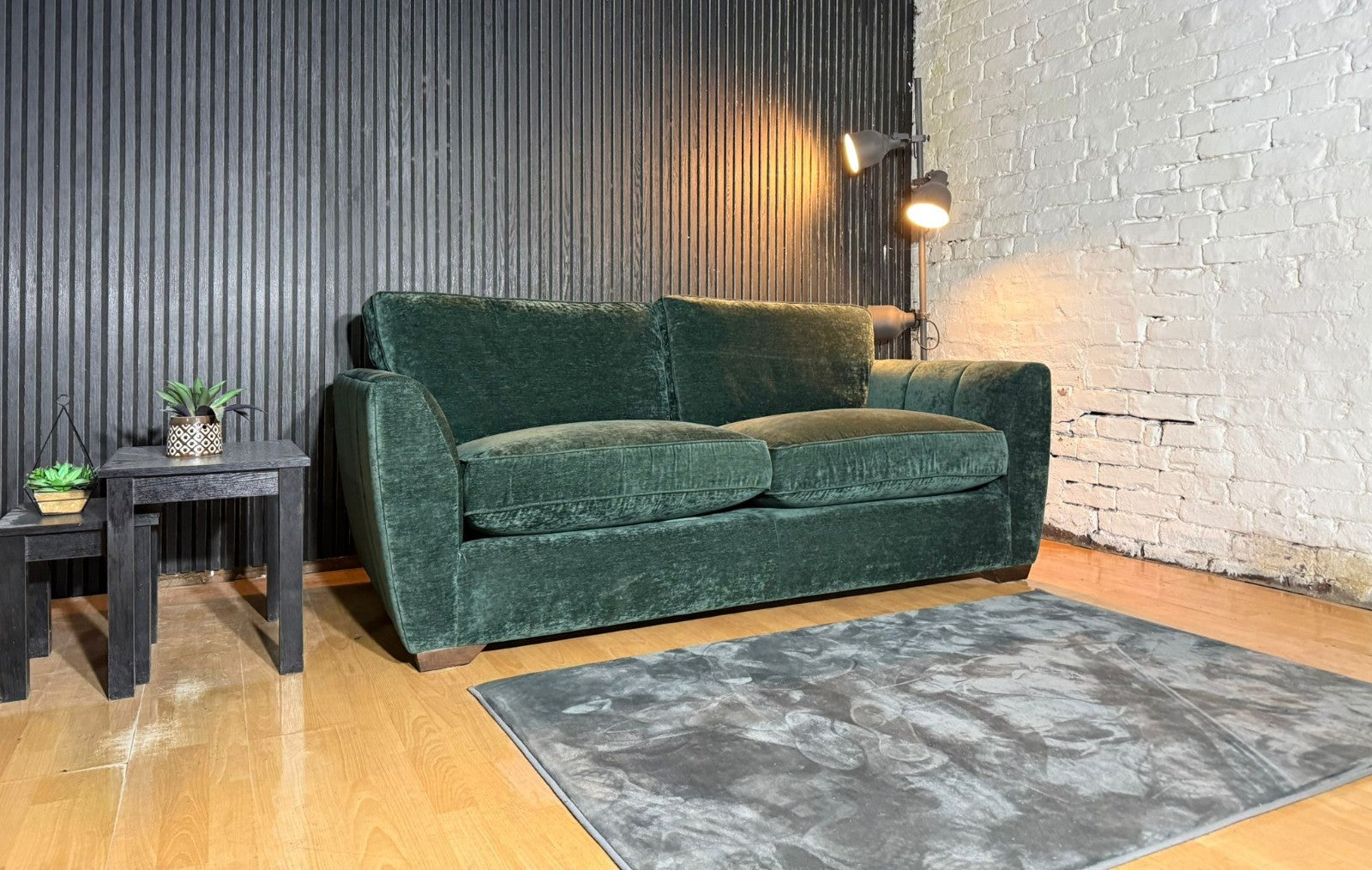 New Stock! HIGH STREET BRAND – Sofology Green 3 Seater Sofa