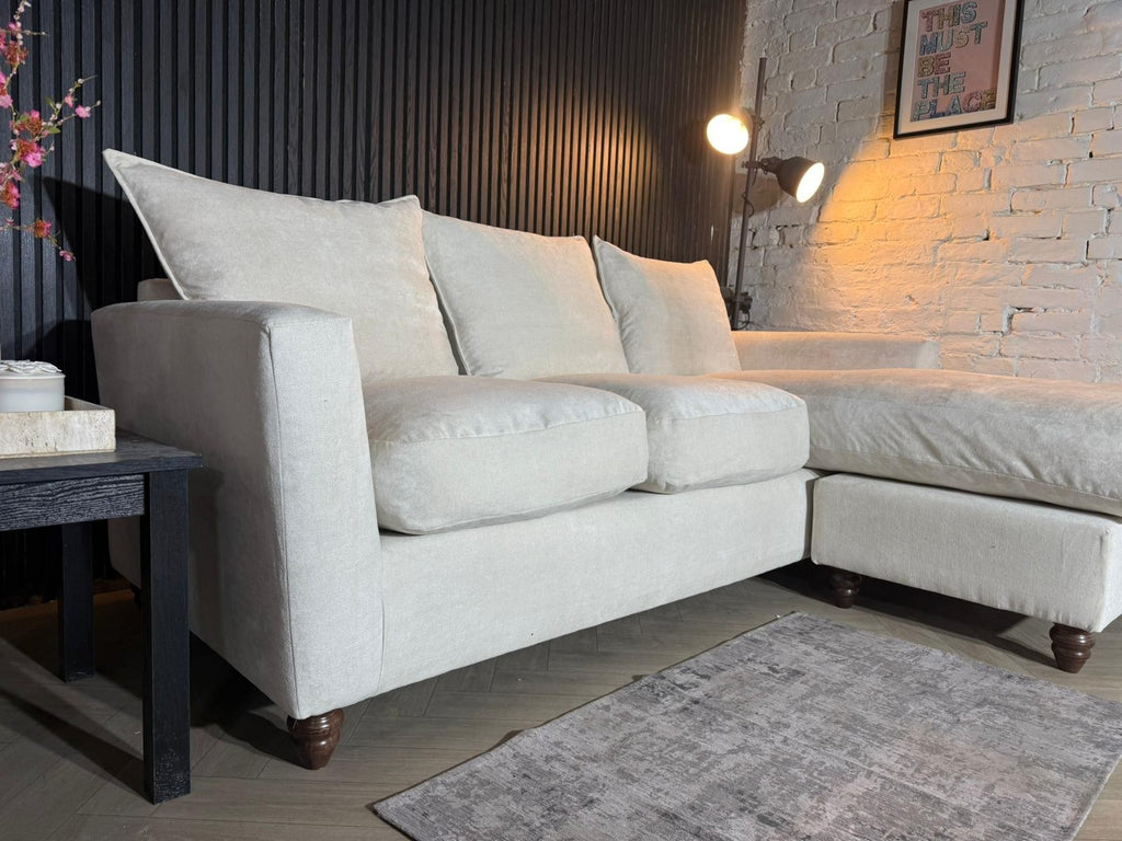 LOAF Atticus Chaise Sofa – Cream Linen