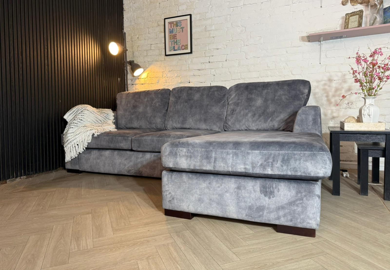DFS Freya Corner Sofa with Matching Armchair – RRP £2,199