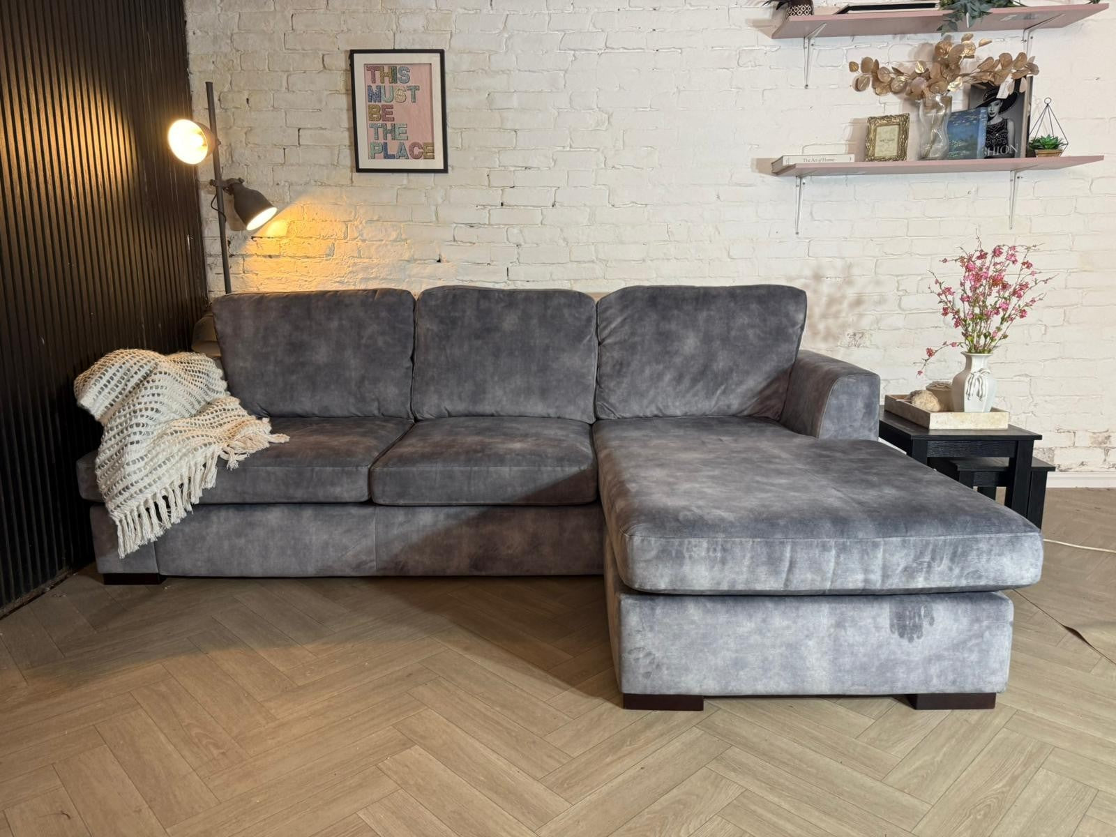 DFS Freya Corner Sofa with Matching Armchair – RRP £2,199