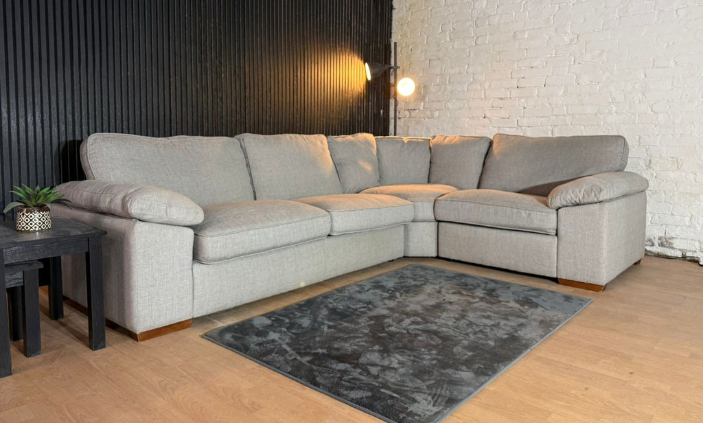 New Stock! HIGH STREET BRAND – Furniture Village Grey Corner Sofa