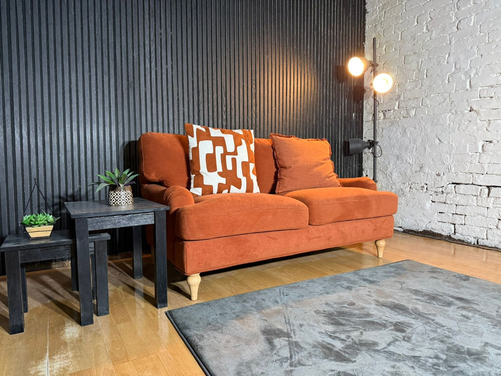 New Stock! HIGH STREET BRAND – DFS Orange 2 Seater Sofa