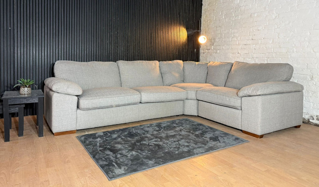 New Stock! HIGH STREET BRAND – Furniture Village Grey Corner Sofa