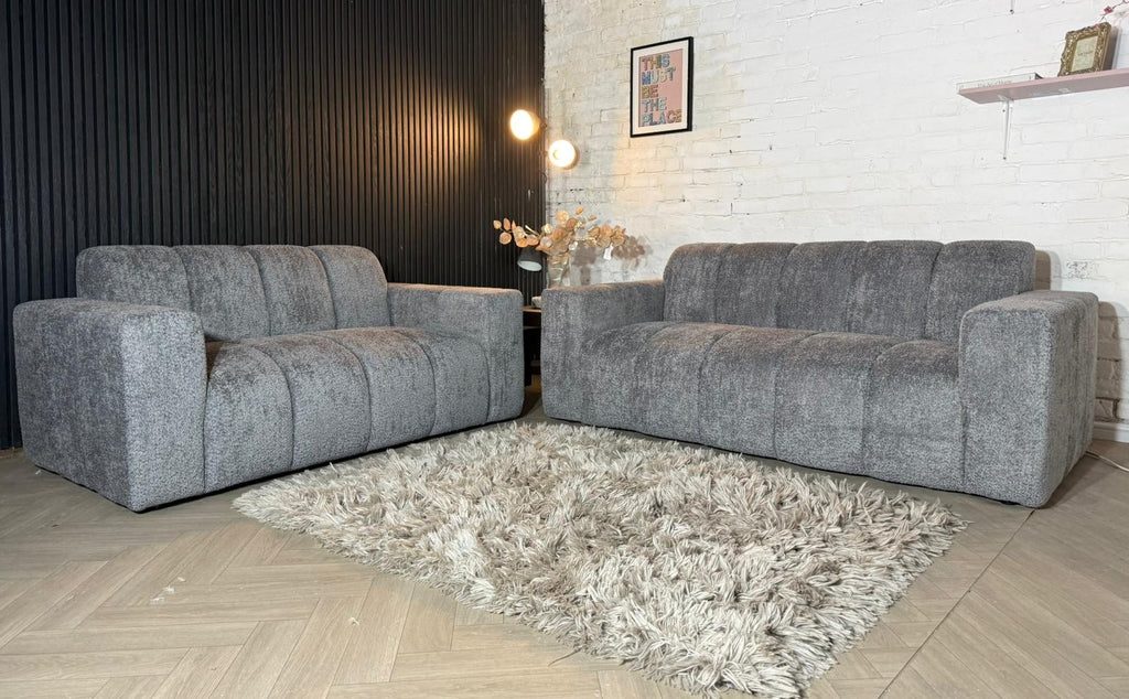 Brand New Ex-Display Oak Furnitureland 3 + 2 Seater Sofa Set 😍