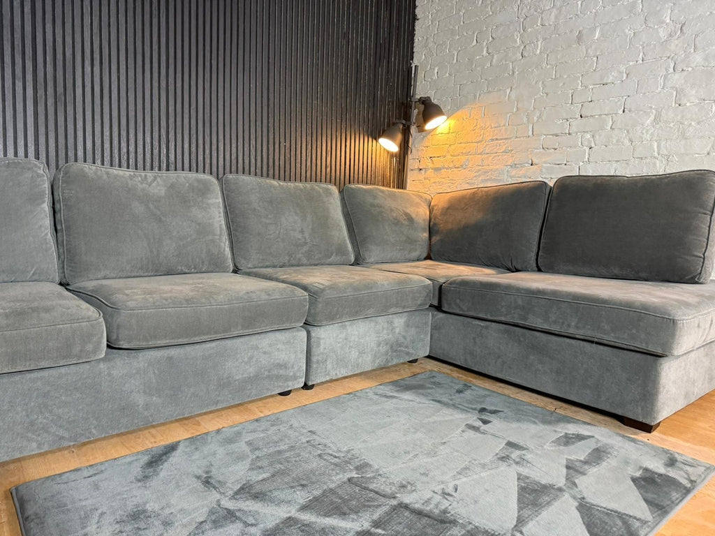 New Stock! High Street Brand DFS Orka Extra Large Corner Sofa – Grey