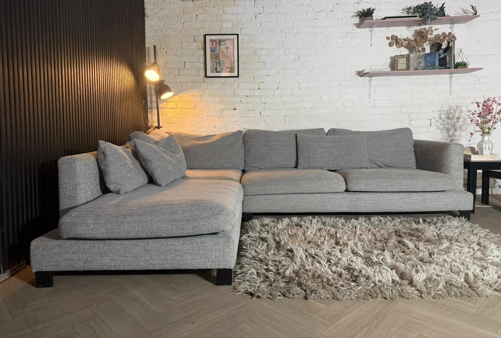 Dwell Light Grey Corner Sofa