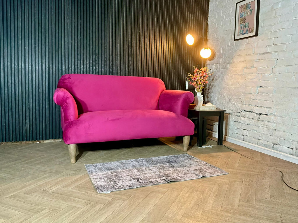 Loaf Soufflé 2-Seater Sofa – Pink Velvet – RRP £2,195