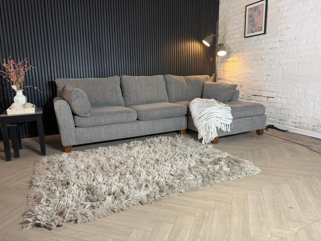 Next Dark Grey Corner Sofa – 260 x 145cm – Excellent Condition