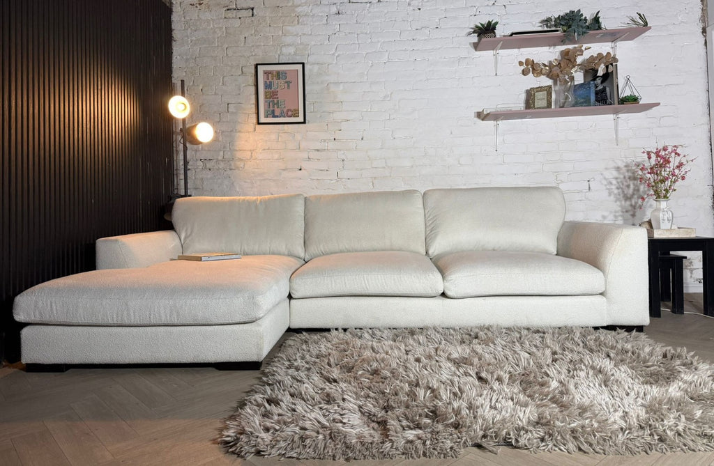 Ex Display DFS Calix Chaise Sofa – Cream – RRP £1,600