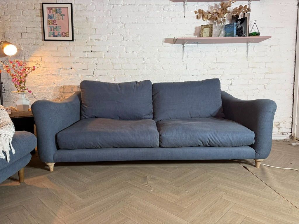 Matching Loaf Bumpster & Jonesy Sofa Set | RRP £4,000+ | Baby Blue Linen