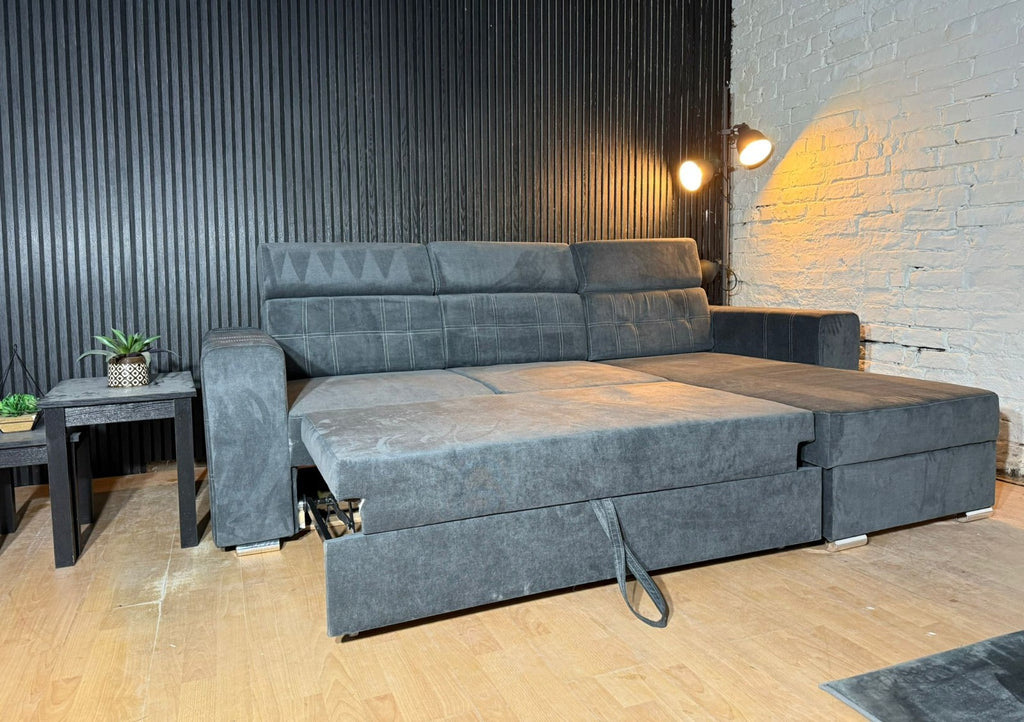 New Stock! SOFA BED BRAND NEW – Luca Corner Sofa Bed With Storage