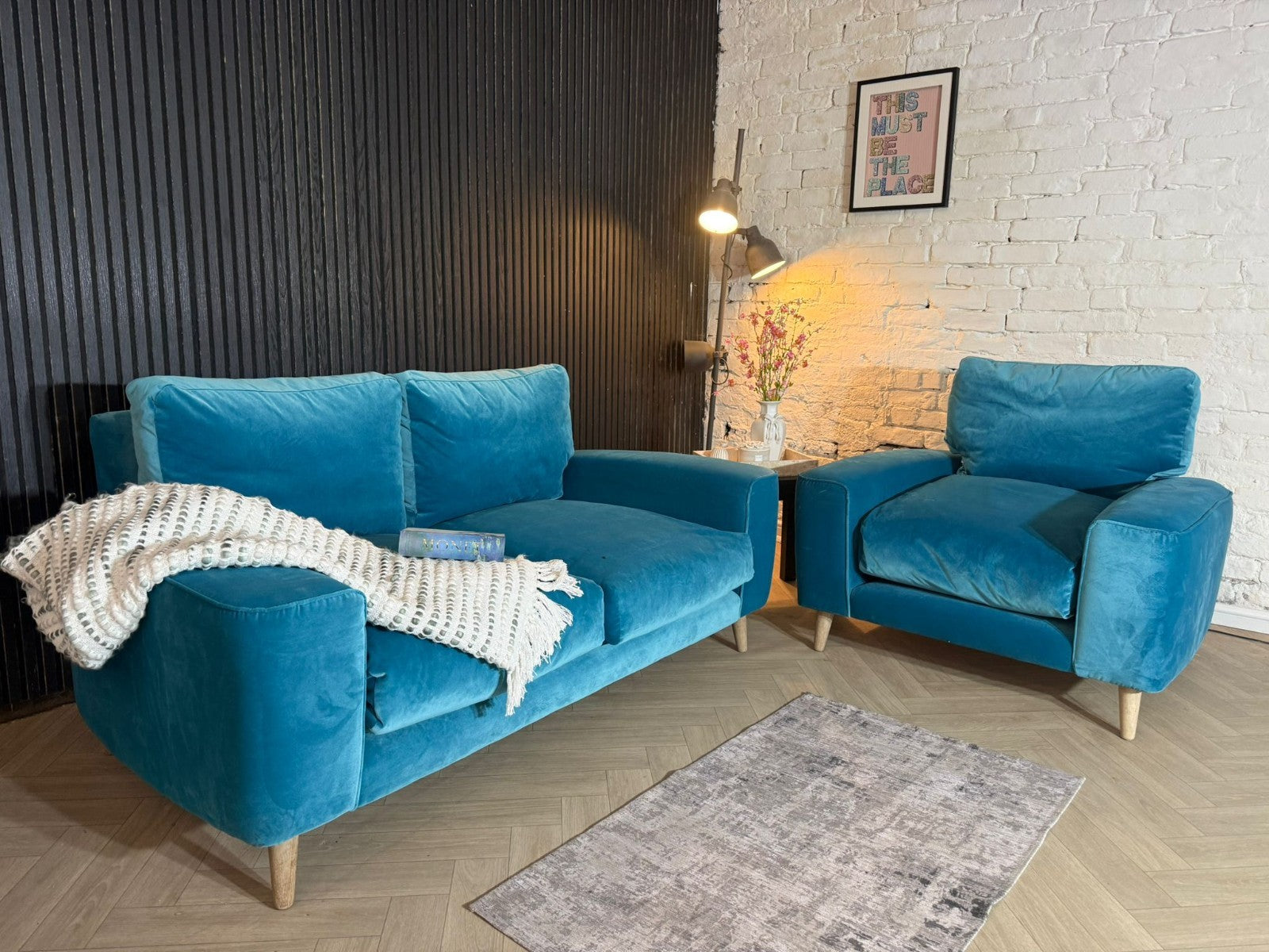 LOAF “Strudel” 3 Seater Sofa + Matching Armchair 🛋️
