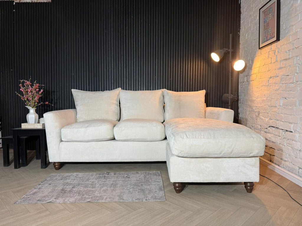 LOAF Atticus Chaise Sofa – Cream Linen