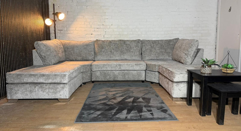 Brand New Bishop U-Shaped Sofa – Truffle