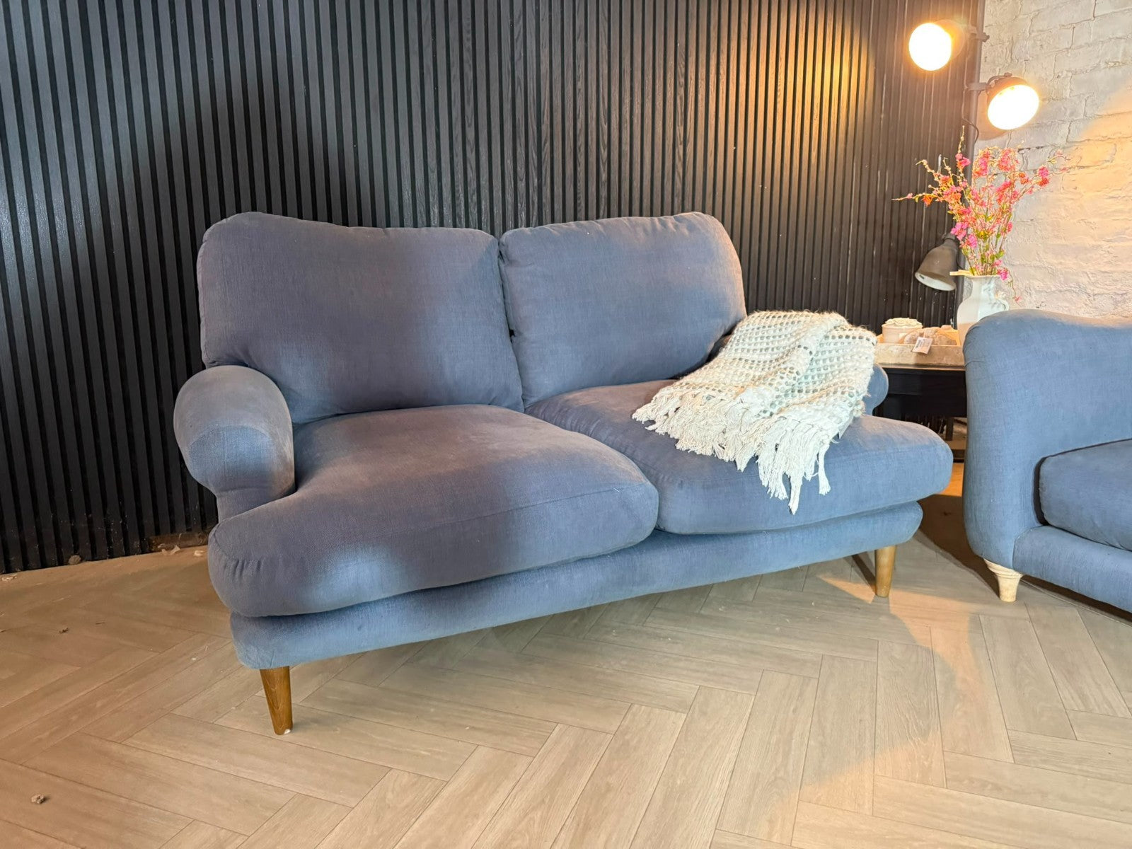 Matching Loaf Bumpster & Jonesy Sofa Set | RRP £4,000+ | Baby Blue Linen