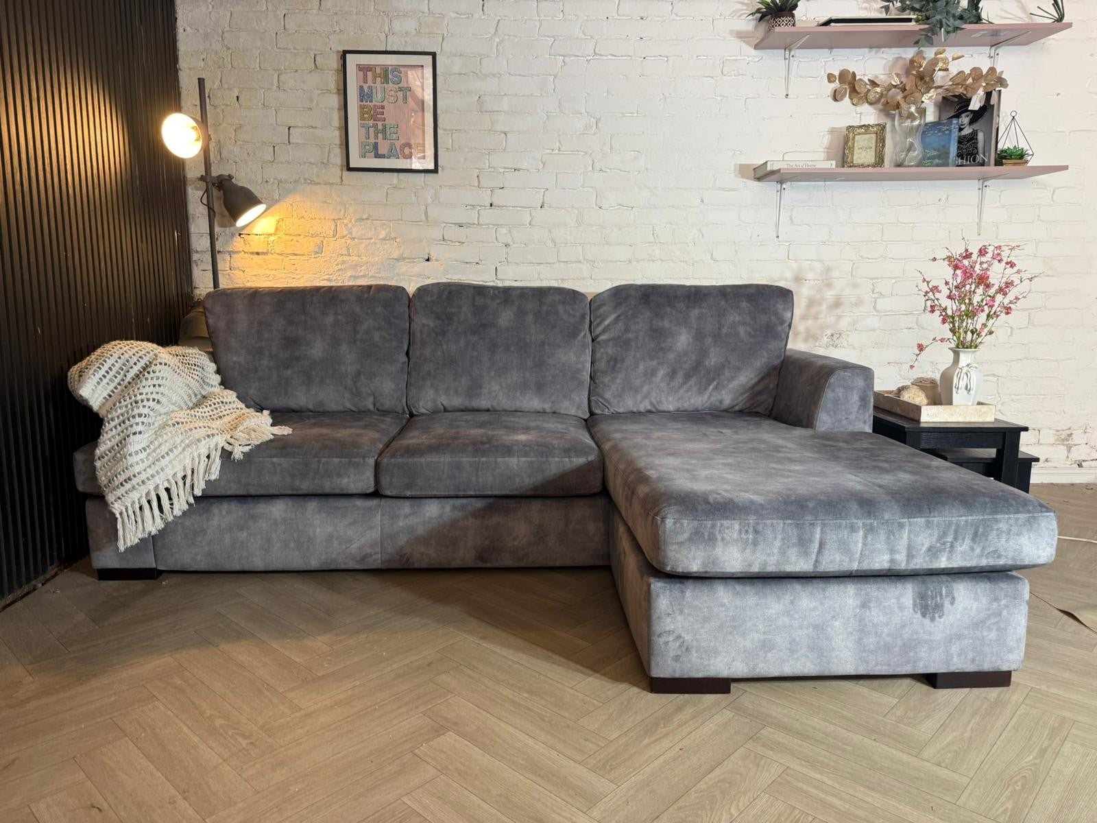 DFS Freya Corner Sofa with Matching Armchair – RRP £2,199
