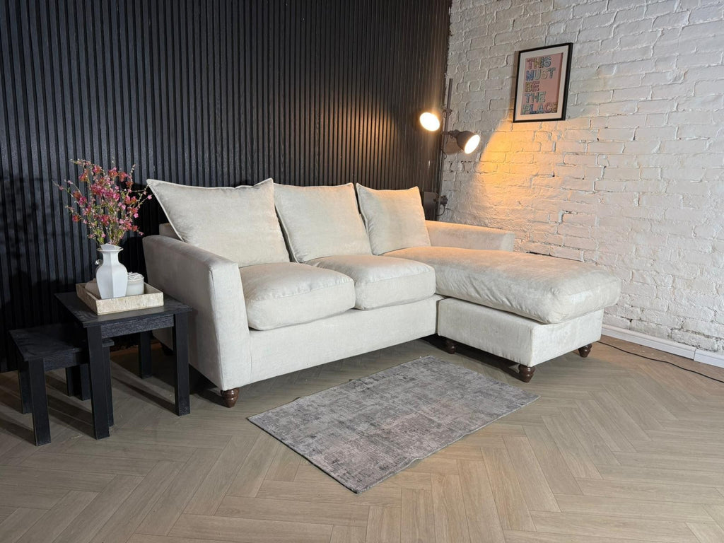 LOAF Atticus Chaise Sofa – Cream Linen