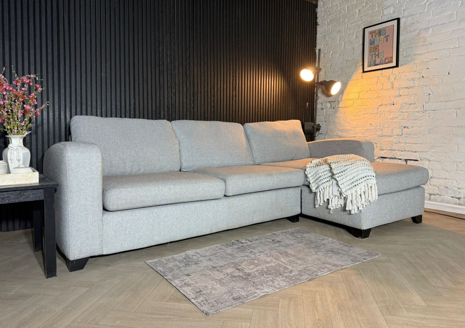 DFS Layla Corner Sofa – Grey