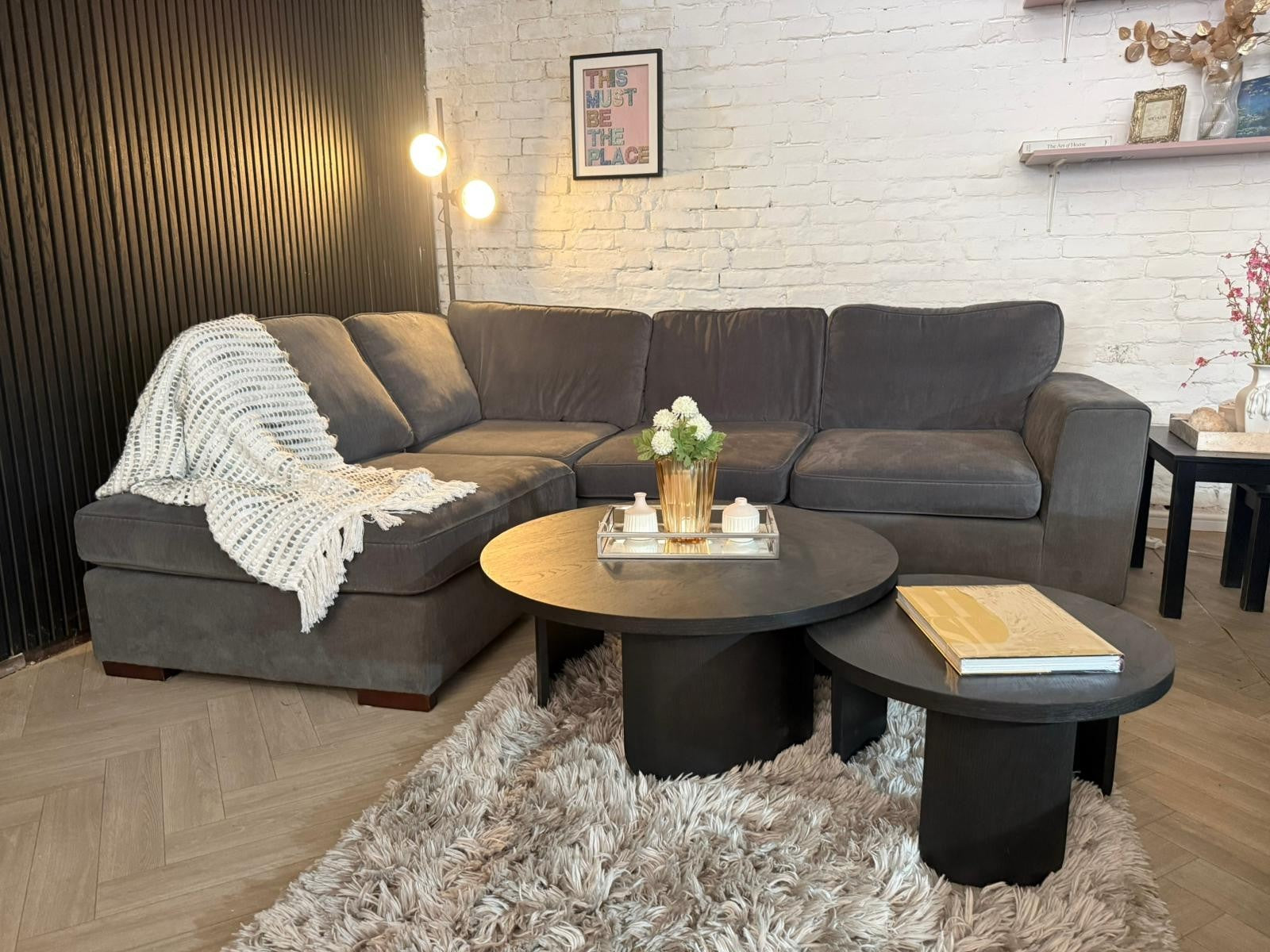 DFS Orka Grey Corner Sofa – RRP £899 | Only £450