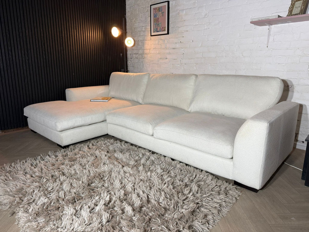 Ex Display DFS Calix Chaise Sofa – Cream – RRP £1,600