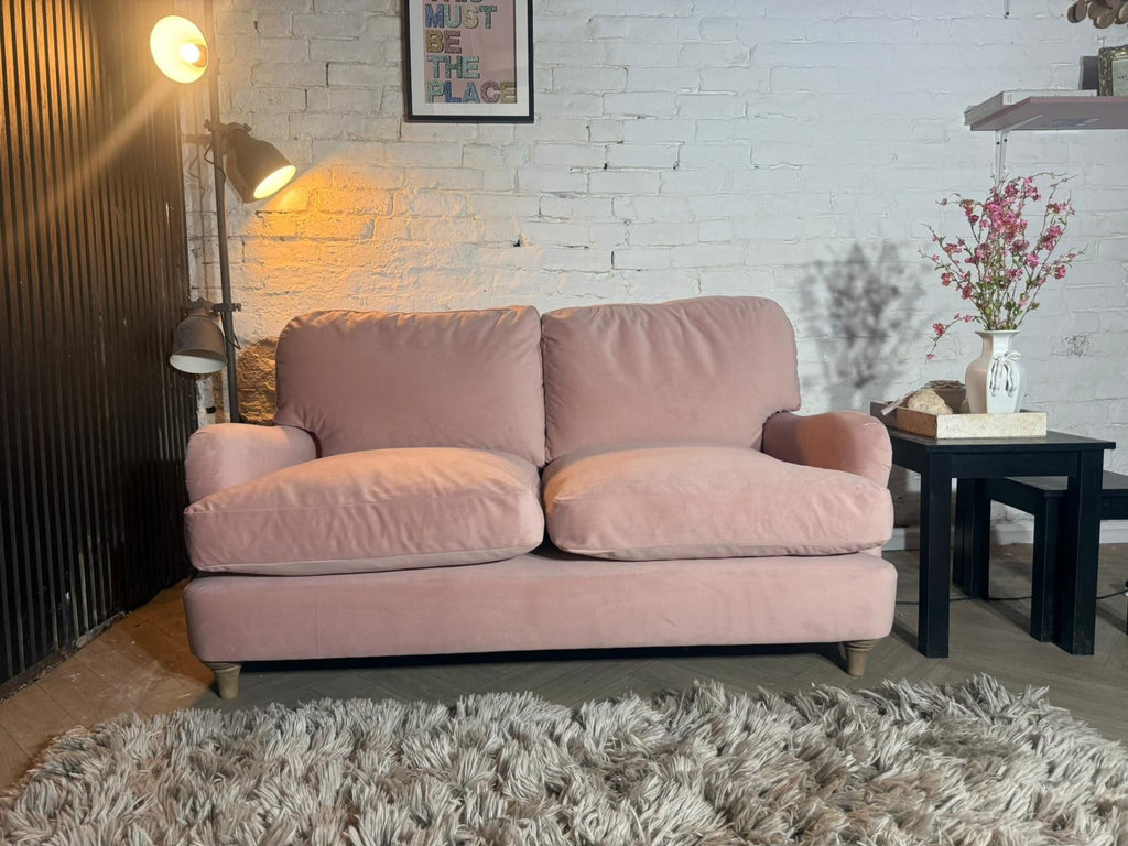 Loaf Miss Smith Clever Velvet 2-Seater Sofa – Strawberry Milkshake