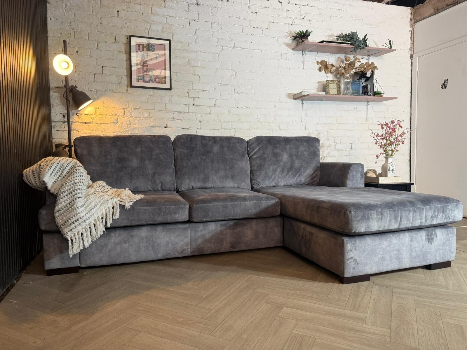 DFS Freya Corner Sofa with Matching Armchair – RRP £2,199
