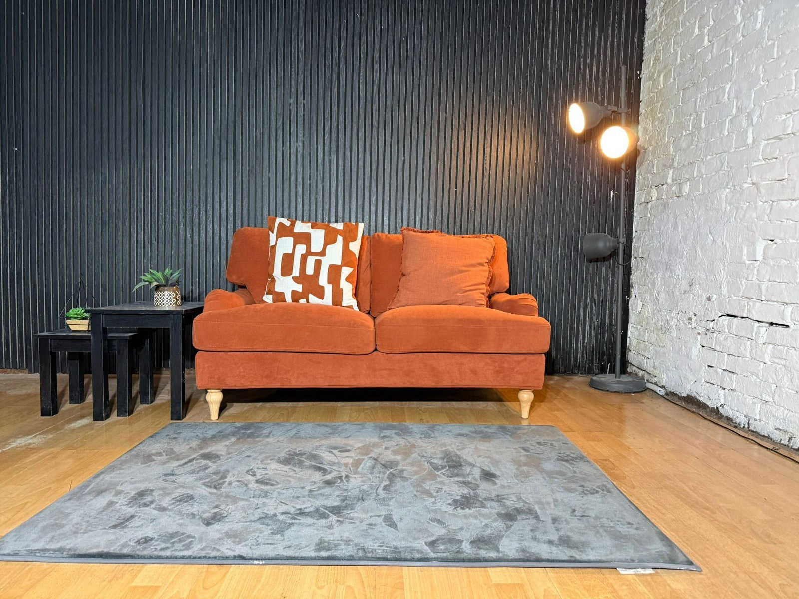 New Stock! HIGH STREET BRAND – DFS Orange 2 Seater Sofa
