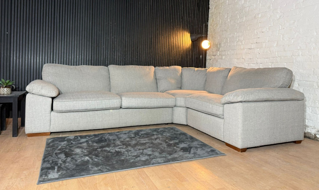 New Stock! HIGH STREET BRAND – Furniture Village Grey Corner Sofa