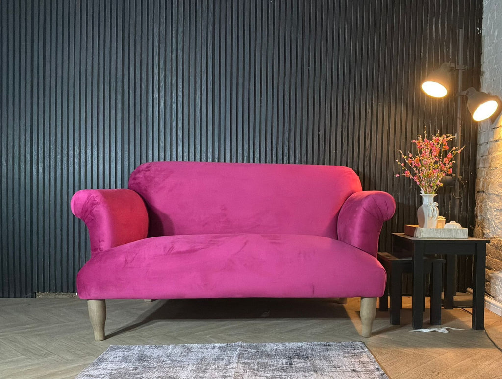 Loaf Soufflé 2-Seater Sofa – Pink Velvet – RRP £2,195