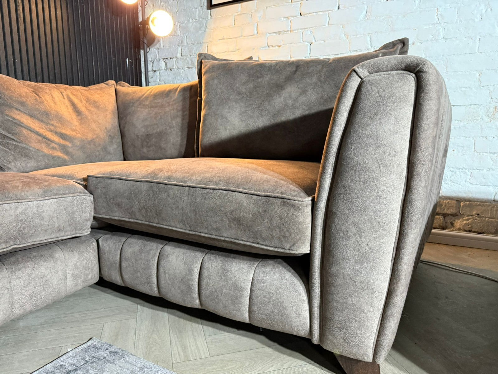 DFS Cherished Corner Sofa + Footstool RRP £2,499