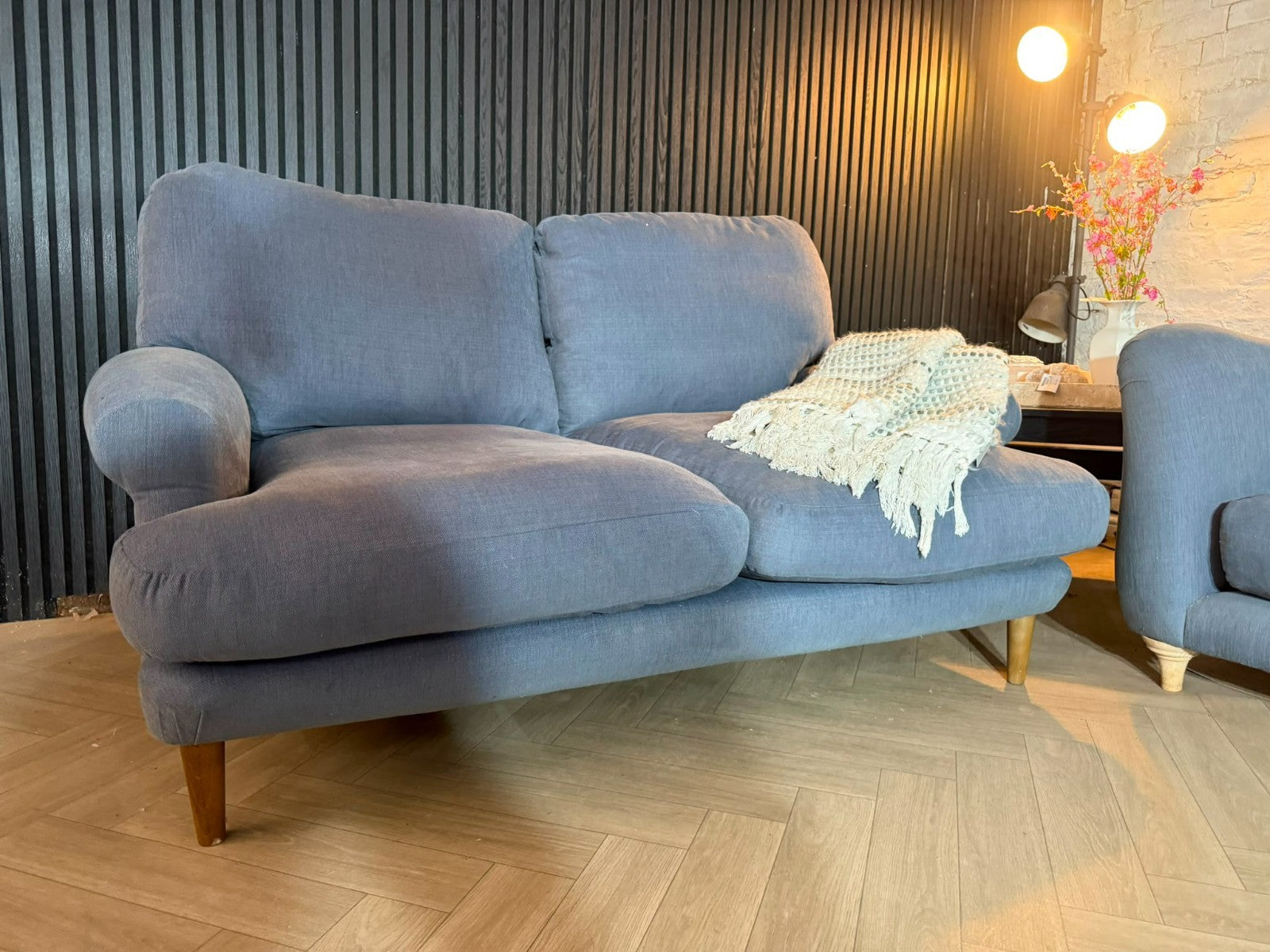Matching Loaf Bumpster & Jonesy Sofa Set | RRP £4,000+ | Baby Blue Linen