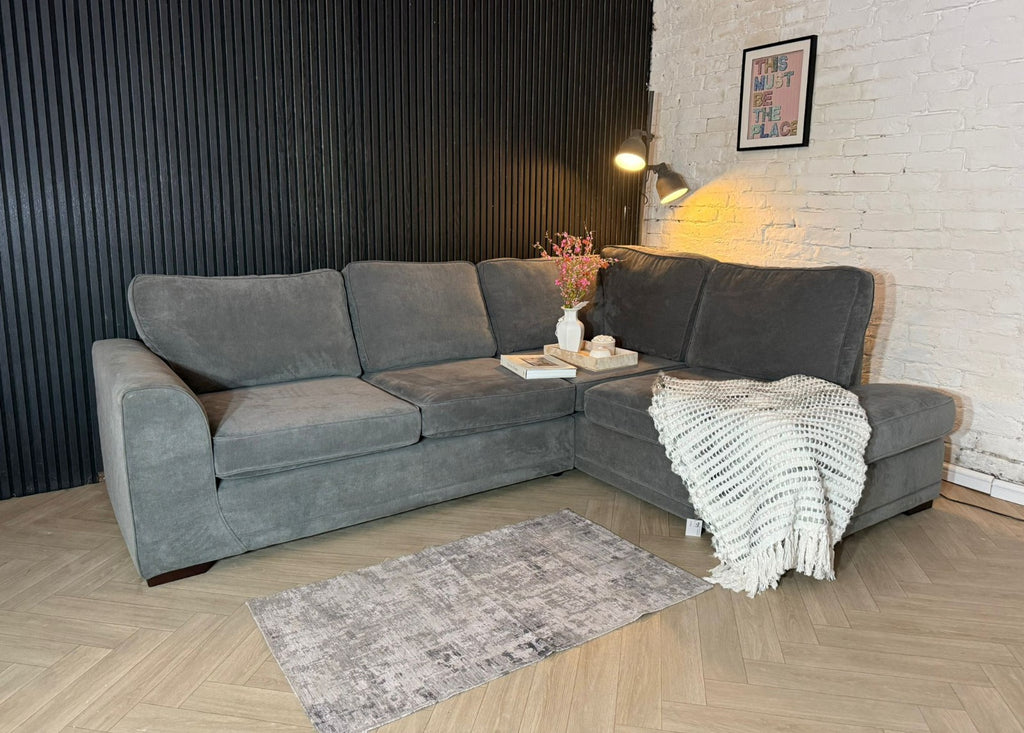 ✨ Popular High Street Brand – DFS Orka Grey Corner Sofa