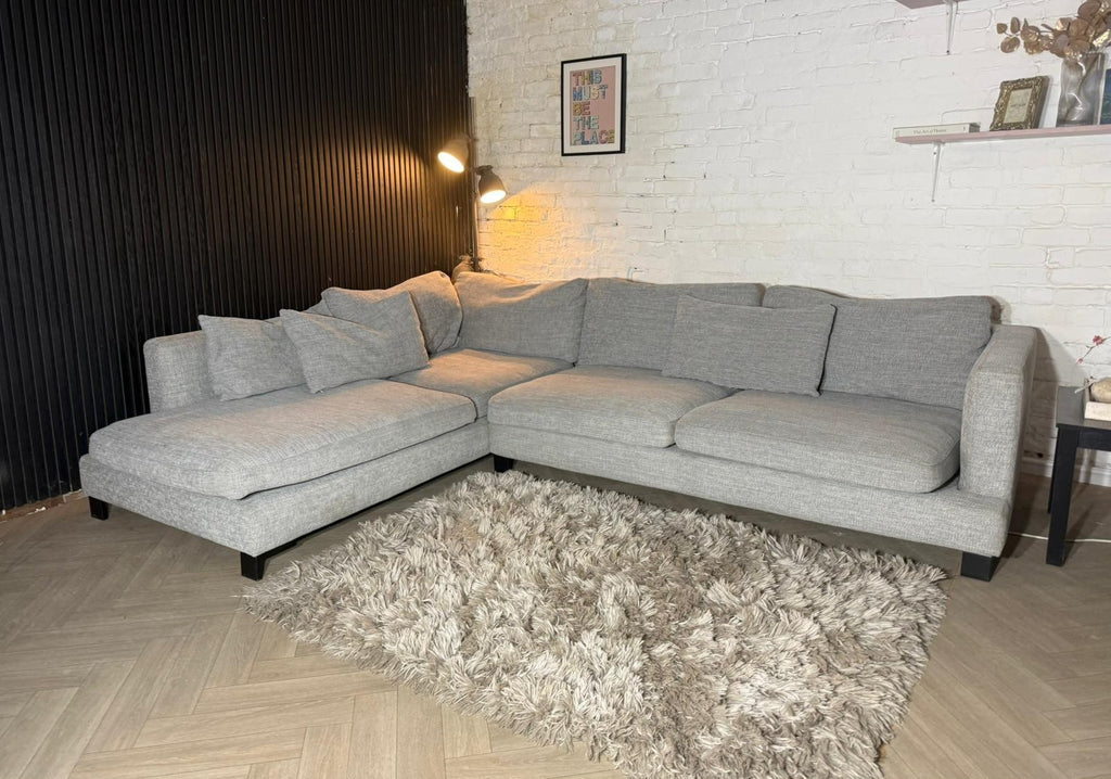 Dwell Light Grey Corner Sofa
