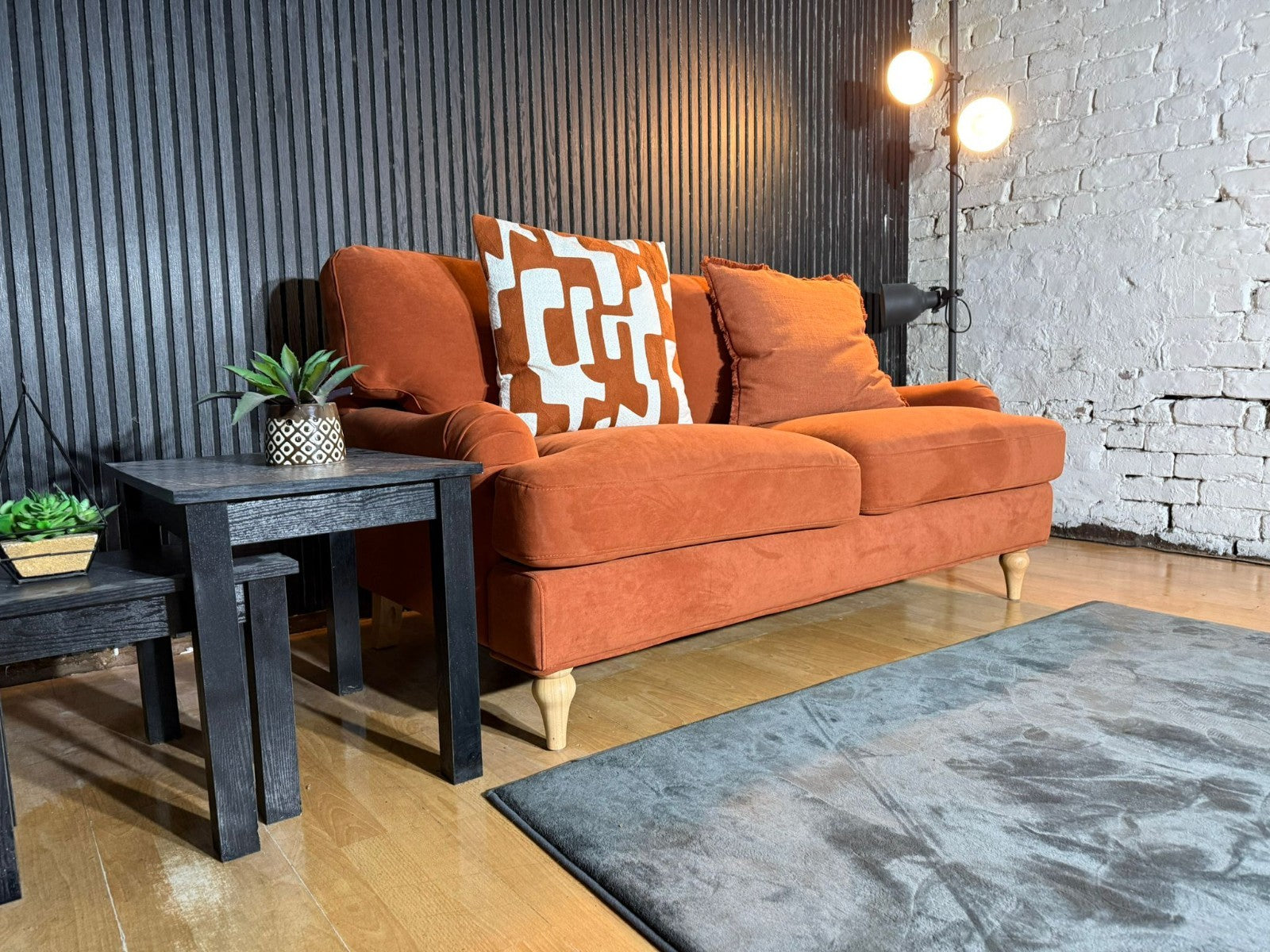 New Stock! HIGH STREET BRAND – DFS Orange 2 Seater Sofa