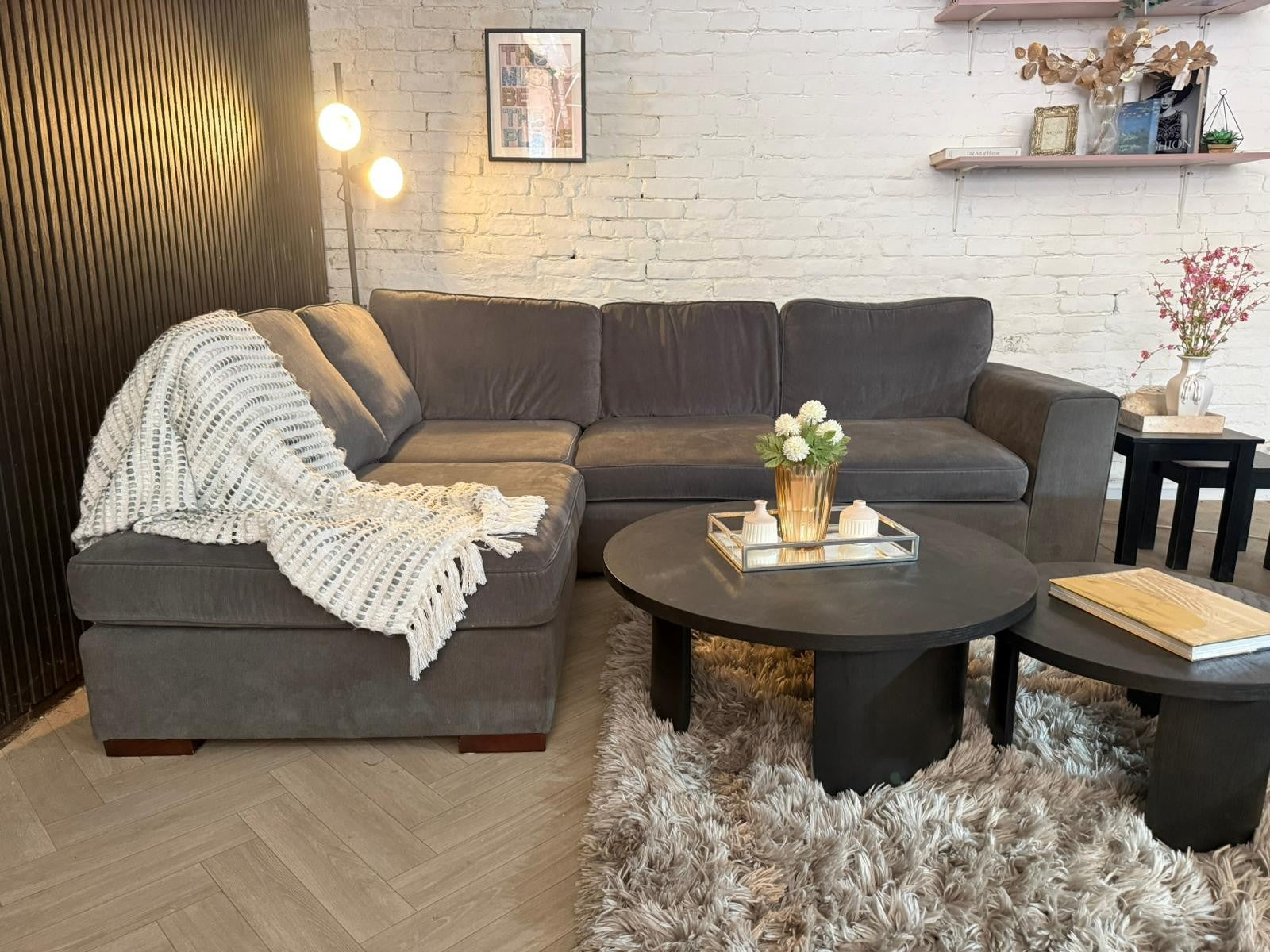 DFS Orka Grey Corner Sofa – RRP £899 | Only £450