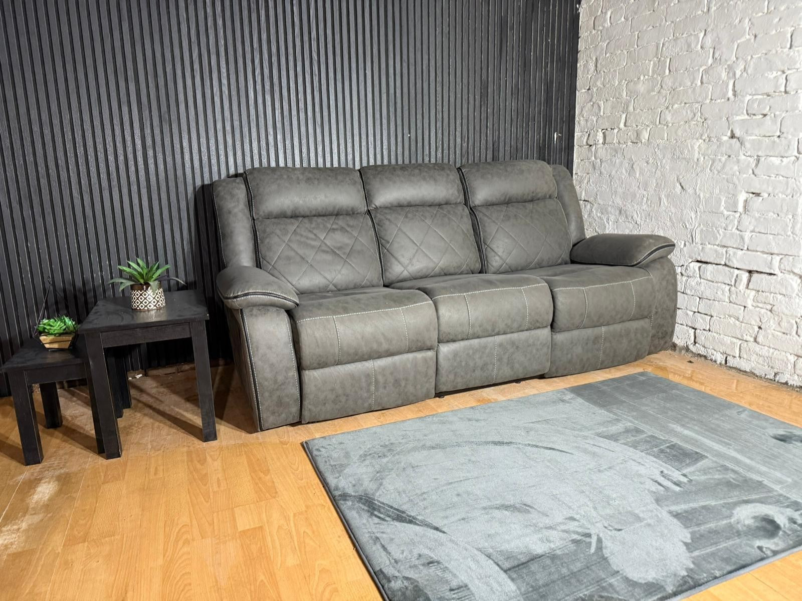 New Stock! High Street Brand — DFS Barkham 3 Seater Cinema-Style Manual Recliner