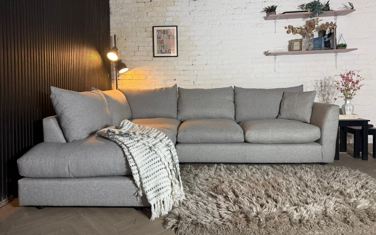 Barker & Stonehouse Corner Sofa – 280cm x 200cm | RRP £2,499 | Our Price £600