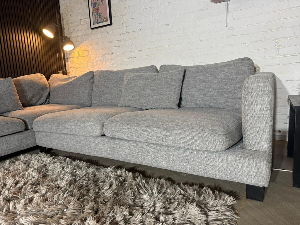 Dwell Light Grey Corner Sofa