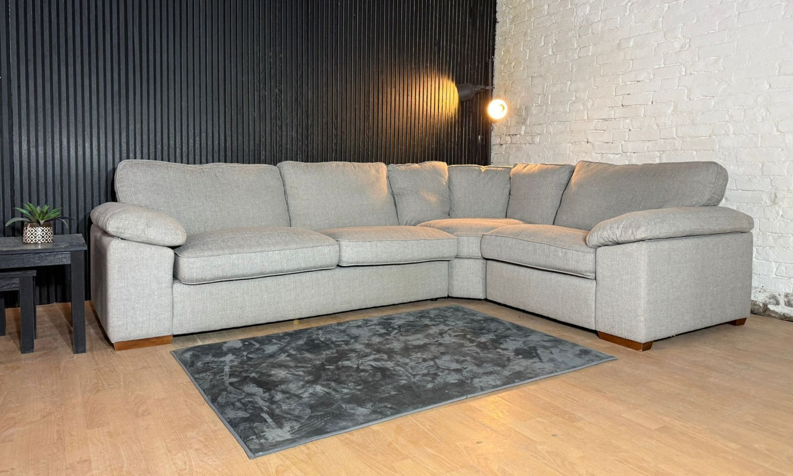 New Stock! HIGH STREET BRAND – Furniture Village Grey Corner Sofa